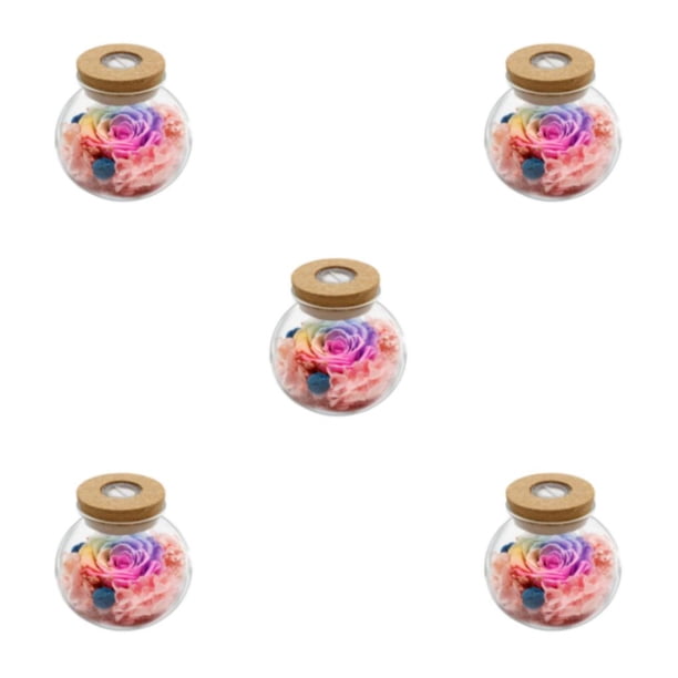 Yuarrent Regalo de confesión: flores eternas, luces de colores cautivadoras y flores verdaderas que vivirán para siempre. Type2 NO2