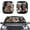 American Flag Dachshund Dog, variant on Binienty Rottweiler Car Windshield Sun Shades 2 Pack American Flag Auto Front Window Blocks UV Rays Easy to Install Foldable Car Sunshades Protector Accessories for Cars Sedans Truck SUV