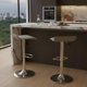 thumbnail image 1 of Set de 2 Sillas de Bar HOMEMAKE FURNITURE Color Gris Altura Ajustable Giratorio Moderno, 1 of 6