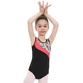 thumbnail image 1 of BULLPIANO Girls Gymnastics Leotards Sparkling Dance Clothes Biketard Sportswear 3-14 Years, 1 of 5