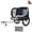 Black+Grey#2, variant on Dog Stroller, Dog Bike Trailer - Folding Pet Trailer Car for Bicycle, Folding Pet Carrier with 20 Inch Wheels, 2 Entrances, Safety Flag, Easy to Connect & Store, Blue+Grey Pet Strollers