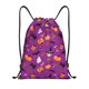 thumbnail image 1 of Fotbe Halloween2 Bolsa Mochila con Cordón Estampada, Bolsa de Gimnasio Deportiva, Bolsa Cinch, Bolsa con Cordón para Hombres y Mujeres-Small, 1 of 6