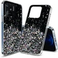 thumbnail image 6 of Compatible with Xiaomi Redmi 10C Case Glitter Clear Sparkly Cases Shockproof Xiaomi Redmi 10C Phone Case for Women Silicone Cute Slim Bling Protective Case (Clear), 6 of 12