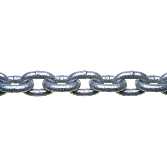 Campbell 0143536 System 3 Grade 30 Low Carbon Steel Proof Coil Chain in Square Pail, Hot Galvanized, 5/16" Trade, 0.31" Diameter, 75' Length, 1900 lbs Load Capacity