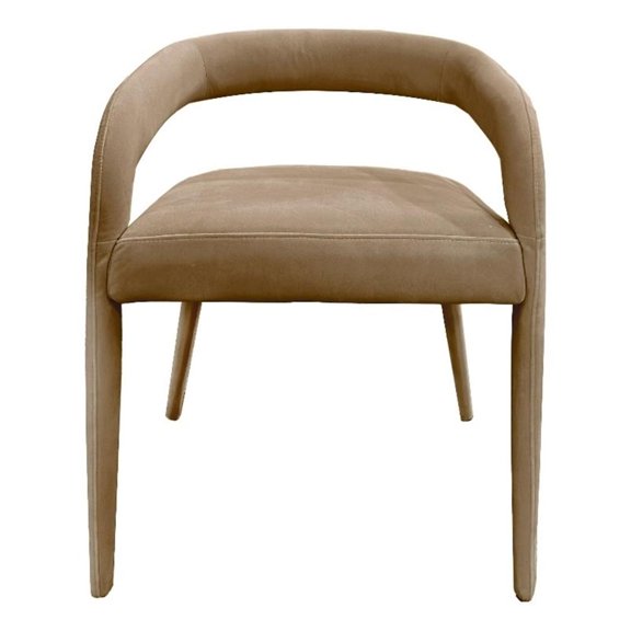 Modrest Mundra - Modern Beige Fabric Dining Chair