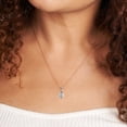 thumbnail image 4 of Diamond Pendant Necklace For Women | 4 Carat IGI Certified Oval Shape Lab Grown Diamond | Lou Slider Lab Diamond Pendant Necklace In 14K Rose Gold | FG-VS1-VS2 Quality | Friendly Diamonds, 4 of 5