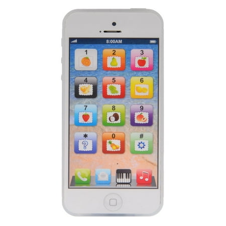 - Kid Toy-phone 5S Touch Screen Multi-Functional English Learning Mobile Phone With Dazzle Colored Light White