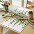 thumbnail image 3 of Eucalyptus Leaf Placemats Set of 4 Watercolor Green Leaves Place Mats Table Mats Kitchen Dining Home Outdoor Party Table Decoration, 3 of 9