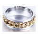 thumbnail image 5 of Anillo simple Anillo de dedo delicado Joyas de acero inoxidable Anillo creativo Anillo de dedo de moda para hombre Niño Hombre (Oro con tamaño de caja 9), 5 of 5