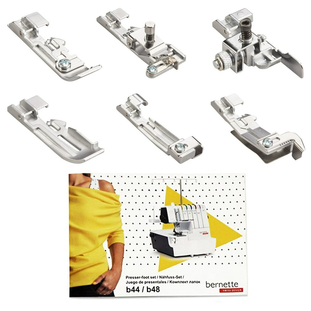 Serger 6 Pack Presser Foot Set fits B44 and B48