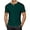 Dark Green, variant on Men's T Shirts Knit Casual Breathable Short Sleeve with Color Comfortable Workout Slim Fit Top