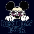 thumbnail image 2 of Men's Mickey & Friends Tropical Best Day Ever Graphic Tee Navy Blue 2X Large, 2 of 5