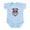 Sky Blue, variant on CafePress - Sugar Skull Body Suit - Baby Light Bodysuit, Size Newborn - 24 Months