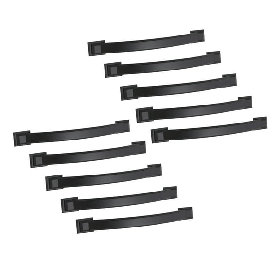 Design House WM318918 Devan 5 in. Center-to-Center Kitchen Drawer Pulls Cabinet Handles, Matte Black (10-Pack)