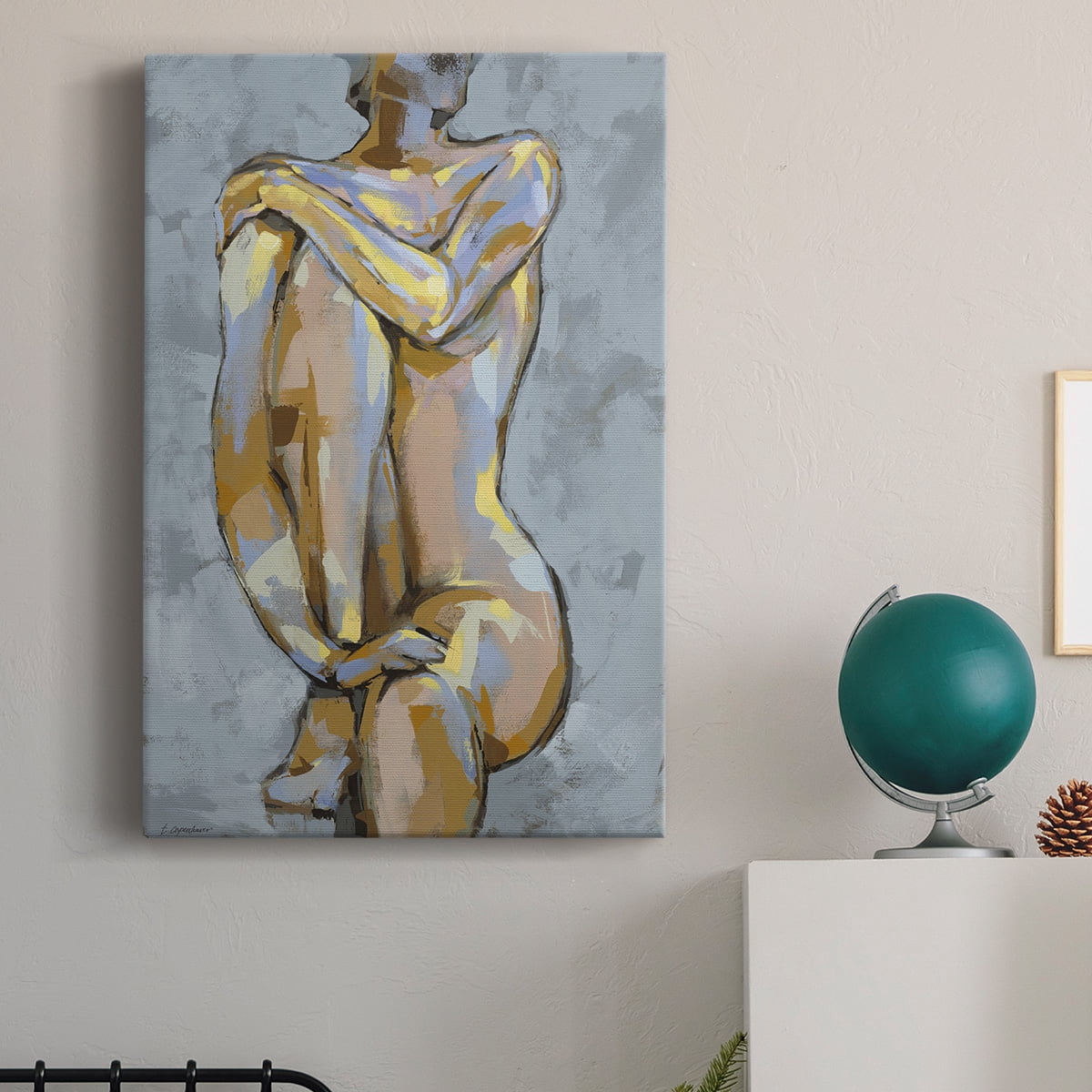 Grey Maiden I Premium Gallery Wrapped Canvas - Ready to Hang