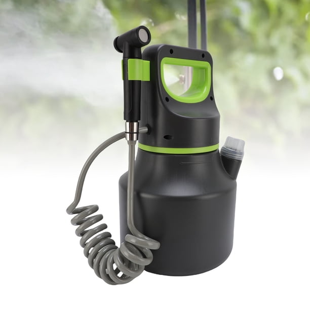 Rociador alimentado por batería, ergonómico recargable rociador de jardín eléctrico para patio