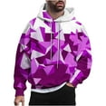 thumbnail image 2 of Yanghang Mens Hoodies Men Casual Fashion Hooded Sweatshirts Round Neck Print Pullover Long Sleeve Tops Sweatshirt, 2 of 6