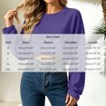 thumbnail image 3 of Hurxie Womens Cropped Sweatshirt Oversized Crewneck Boxy Crop Pullover Casual Athleisure Top Purple,S, 3 of 6