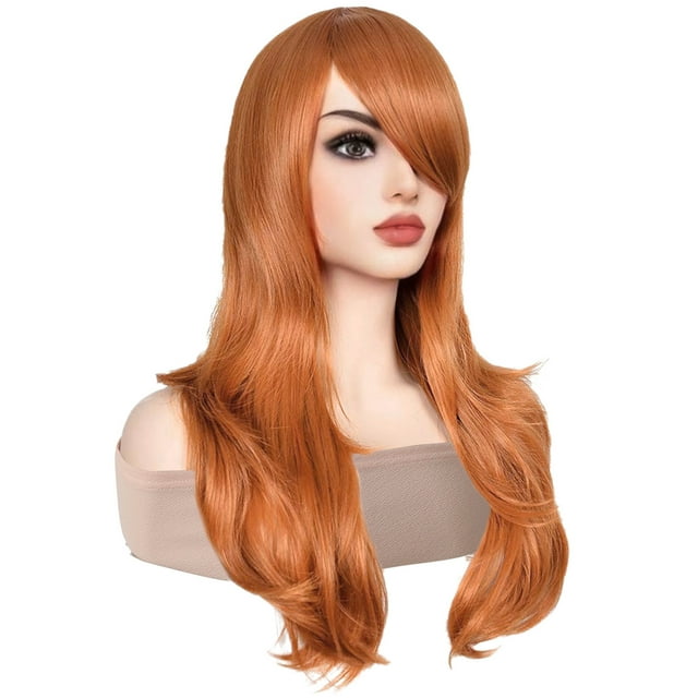 Peluca para cosplay, disfraz de anime de Scoobys Doos Dogs Daphnes, 62 cm