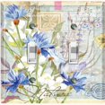 thumbnail image 1 of Metal Light Switch Plate Cover Floral Nature Postcard Newspaper Damask FLW091, 1 of 13