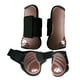 thumbnail image 5 of 2 pares de botas para el cuidado de caballos, botas para salto y ejercicio, botas de equitación para tendones. Marrón XL, 5 of 9