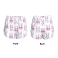 thumbnail image 6 of Goofa Heart Rabbit Printed Women 2 in 1 Running Shorts,Quick Dry Athletic Workout Shorts,High Waisted Athletic Shorts with Liner Pockets-XX-Large, 6 of 9