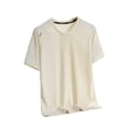 thumbnail image 2 of NinXxx Men's Oversized City Print Crew Neck Loose Casual Sports Tee Beige XXXL, 2 of 3