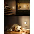 thumbnail image 5 of LOHAS Luces nocturnas LED que se enchufan en la pared, paquete de 1, luz nocturna brillante que se enchufa, del anochecer al amanecer, 3000 K, luz blanca suave, pequeña luz nocturna, encendido/ap, 5 of 5