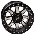 thumbnail image 3 of 5/114.3 (5/4.5) Uinta Beadlock Wheel 15x7 6.0 + 1.0 Machined/Black, 3 of 4