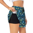 thumbnail image 3 of Lsque Heavy Equipment Machinery Printed Women's Running Shorts with Liner Pockets,Elastic Quick Dry Workout Athletic Gym Yoga Shorts,Womens High Waist Shorts-Small, 3 of 9