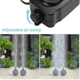 thumbnail image 5 of Aquarium Air Pump, 3w/8w Adjustable Powerful Dual Outlet Aquarium Bubbler For 5-300l Aquarium Ultra Quiet With 1.5m/2m Hose, Air Stone, Check Valve A, 5 of 5
