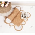 thumbnail image 5 of Natural Jute Rug Hand Braided Beige and White Color Scalloped Area Rug Rectangle Rug, 5 of 5
