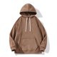 thumbnail image 1 of Sudaderas con capucha para hombre, moda informal, cómodas, lisas, holgadas, con capucha y bolsillo, blusa tipo pulóver para hombre, blusa de poliéster, 1 of 3