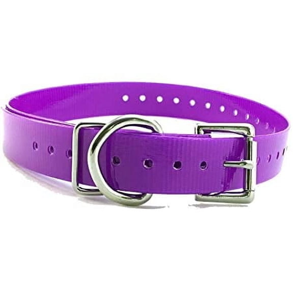 Replacement Strap for SportDOG Collars - 3/4" Wide Ultra-Durable Dog E-Collar Replacement for Training, Bark, Shock, Electric, and GPS Collars - 28" Adjustable Length SportDOG (Purple)