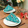 thumbnail image 3 of GZHJMY Floral Motif Napkins Table Decorations Napkin Set for Gift Giving, Dining, Parties 20 x 20in, 3 of 7