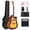 Brown, variant on Ktaxon 41-Inch Full-Size Acoustic Electric Guitar with 10W Amp Bag Tuner and other Accessories Black