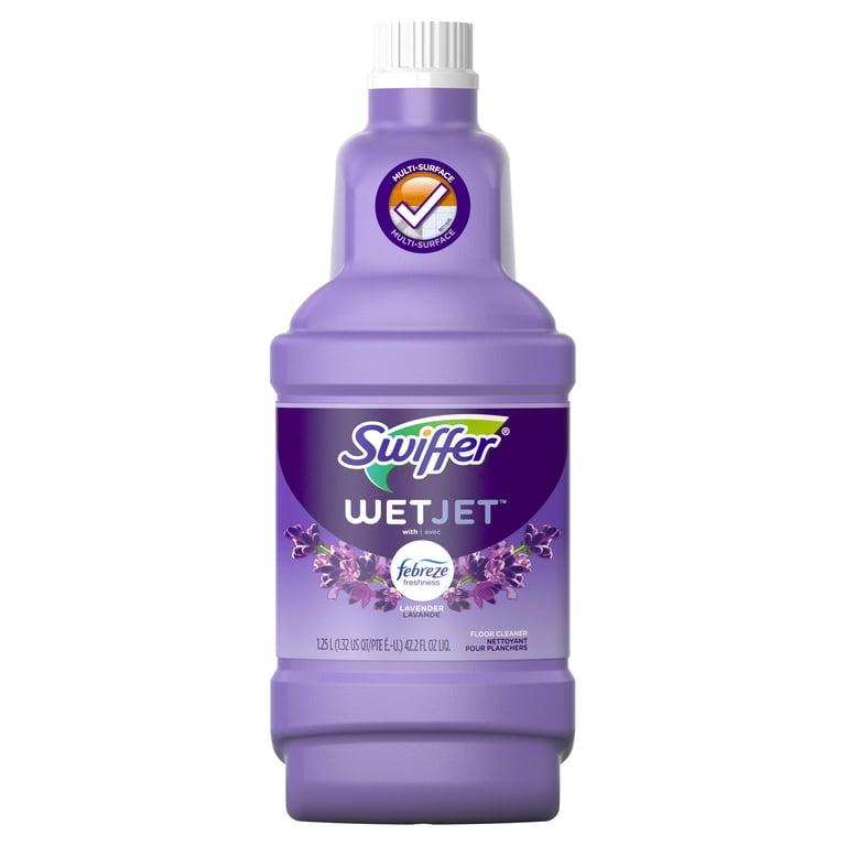 Swiffer, Wet Jet Mop Refill Solution, 42.2 fl oz, Lavender