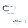thumbnail image 3 of Bateria de Cocina RD Royal Cook Negra de acero inoxidable 12 pz, 3 of 5