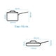 thumbnail image 3 of Bateria de Cocina RD Royal Cook Negra de acero inoxidable 12 pz, 3 of 5