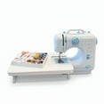 thumbnail image 1 of axGear Portable Sewing Machine 12 Built-in Stitches 2-Speed Double Thread Mini Quilting Machine for Beginners with Foot Pedal LED Light & Extension Table, 1 of 9