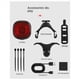 thumbnail image 3 of 3X Luces Traseras para Bicicleta, Luces Inteligentes con Sensor de Freno Automático, Luces Traseras Recargables e Impermeables, Accesorios para Bicicleta, 3 of 5