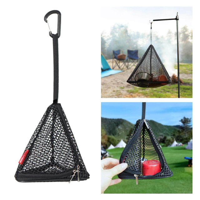 facefd Séchage Extérieur Suspendu Filet de Stockage Tente Alimentaire Panier Net 16x18cm