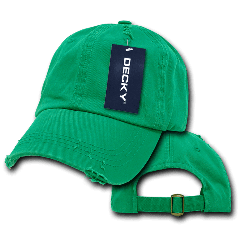 DECKY Vintage Frayed Washed Polo Hats Hat Caps Cap For Men Women