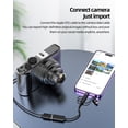 thumbnail image 5 of USB C Lightning Micro USB Male to USB Female Adapter(3in1)Type C OTG 3.0 Cable for iPhone 16 15 14 Pro Max MacBook for iPad for Apple USB-A Flash Drive Camera Compatible for Samsung S25 Car Converter, 5 of 7