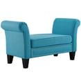 thumbnail image 3 of Modway Rendezvous Bench in Blue, 3 of 8