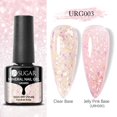 thumbnail image 1 of Azúcar UR 7ml botella de vidrio brillante rosa brillo Base de goma esmalte de uñas en Gel UV LED Nail Art diseño barniz manicura Tan Jianjun  unisex, 1 of 2