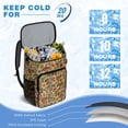 thumbnail image 6 of Travel Cooler Bag - Sunflower Camping Beer Cooler Backpack with Bottle Opener- Waterproof Insulated Picnic Backpacks - Cooler Bag for Beach, 6 of 6