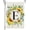 E, variant on Summer Sunflower Eucalyptus Leaves Monogram Letter M Garden Flag 12x18 Inch Double Sided Small Burlap Family Last Name Initial Outside Yard Flag CF1459-12