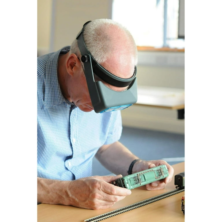 Donegan Optical 3.5X OptiVisor Headset Magnifier for Jewelers