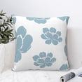 thumbnail image 6 of YFYANG Square Decorative Throw Pillow Case (Without Pillow Insert), Abstract Floral Patterns Bedroom Sofa Car Cushion Cover, 22"x22", 6 of 9